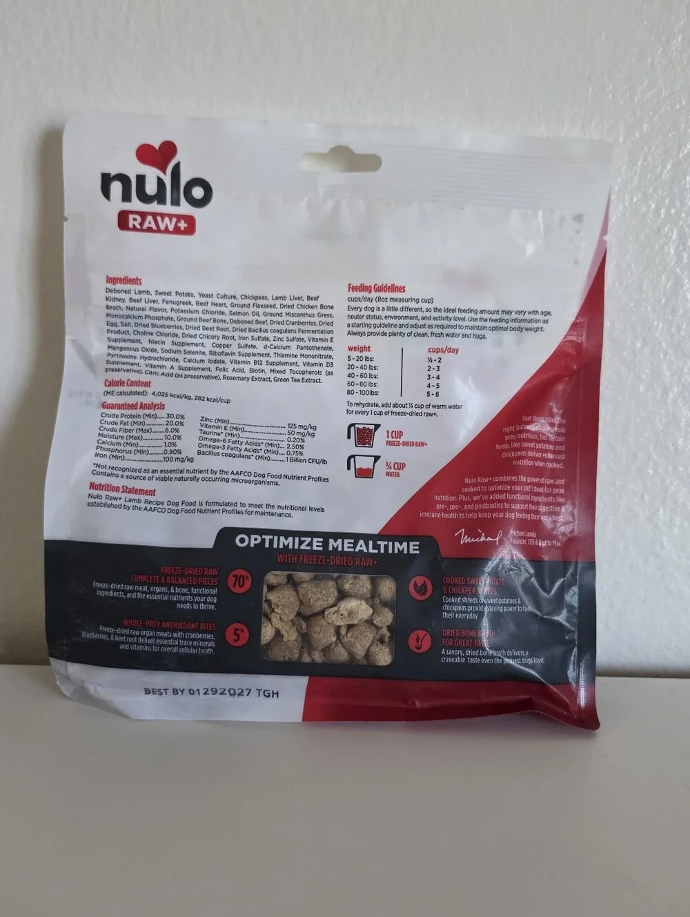 Nulo Raw+ Dog Food